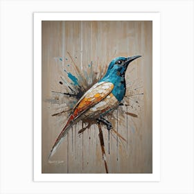 Bird On A Branch Art Print