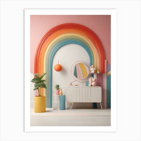 Rainbow Wall Art Art Print