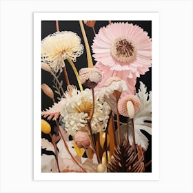 Flower Illustration Everlasting Flower 2 Art Print