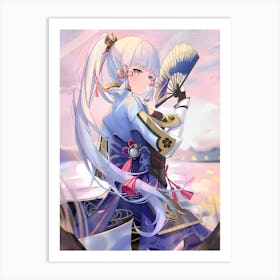 Kamisato Ayaka Genshin Impact 1 Art Print