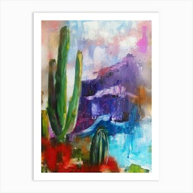 Abstract Texas 3 Art Print