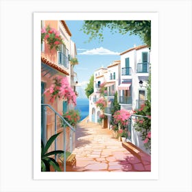 Marbella Spain 8 Illustration Art Print