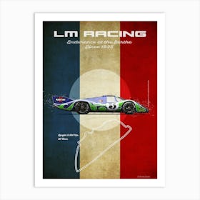 Lm Racing Porsche 917 Hippie Art Print