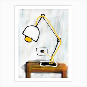 Desk Lamp Art Print