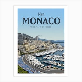 Monaco Art Print