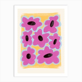 Pink Flowers Art Print