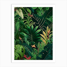 Jungle Patterns 7 Botanicals Art Print