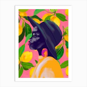 Girl Portrait 5 Art Print