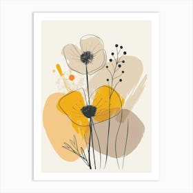 Poppies 123 Art Print