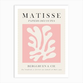 Matisse organic floral 1 Art Print