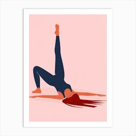 Yoga Pose 7 Art Print