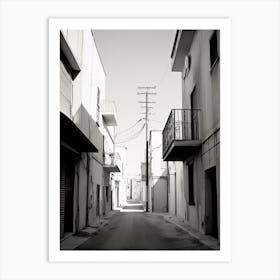 Nicosia, Cyprus, Black And White Photography 3 Art Print