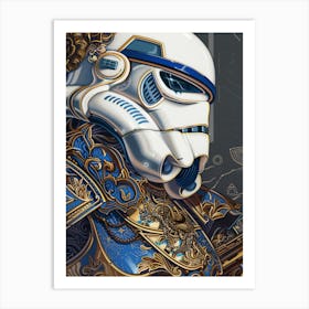 Stormtropper As A Vintagepunk Samurai 36 Art Print