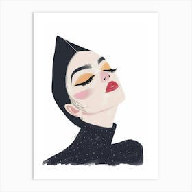 Illustration Of A Woman 13 Art Print