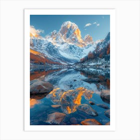 Reflection In The Lake 1 Art Print