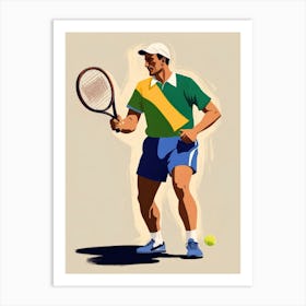 Tennis Player 3 Art Print