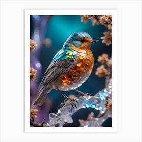 Bird In Glass Art Print