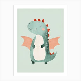 Nursery dynosaur Art Print