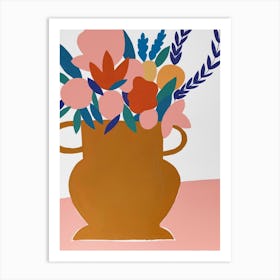 Bouquet Colourful Art Print