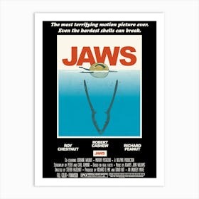 Jaws: the nutcrack cut Art Print