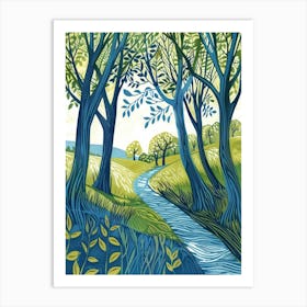 Walk In The Woods 1 Art Print