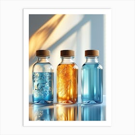 Medicine Bottles Art Print