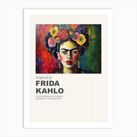 Museum Poster Inspired By Frida Kahlo 4 Art Print