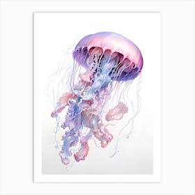 Colourful Jellyfish Art 1 Art Print