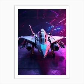 Futuristic Fighter Jet 1 Art Print