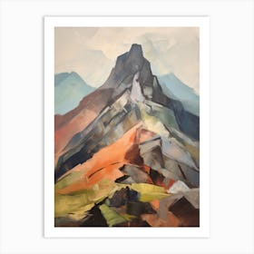 Scafell England 5 Mountain Painting Art Print