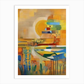 Abstract Landscape 9 Art Print