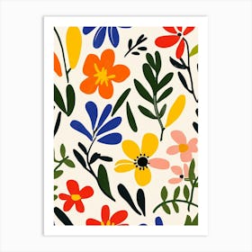 Floral Pattern 18 Art Print