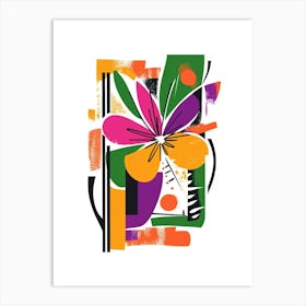 Abstract Flower 86 Art Print