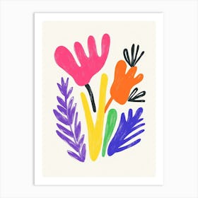 Watercolor Flowers 2 Art Print