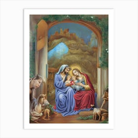 Nativity Scene Art Print