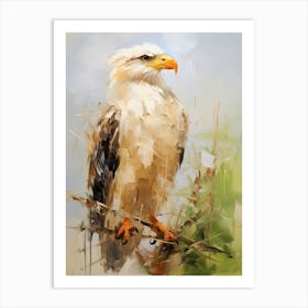 Bird Painting Crested Caracara 1 Art Print