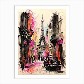 Paris Street Art Art Print