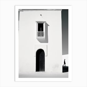 Djerba, Tunisia, Black And White Photography 3 Art Print