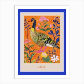 Spring Birds Poster Goose 1 Art Print