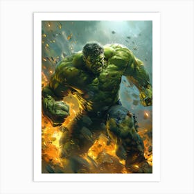 Hulk 13 Art Print