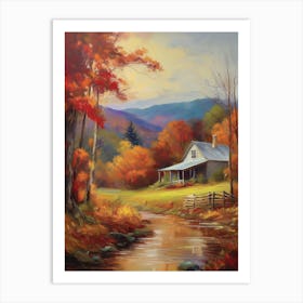 Autumn In The Smoky Mountains 5 Art Print