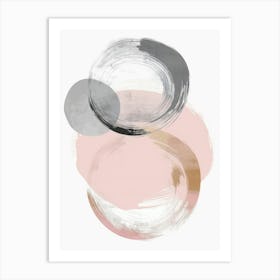 Abstract Circles 45 Art Print