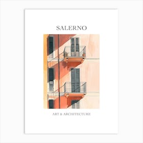 Salerno Travel And Architecture Poster 3 Art Print