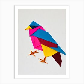 Lark Origami Bird Art Print