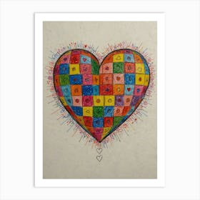 Heart Of Love 47 Art Print