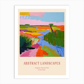 Colourful Abstract Everglades National Park Usa 4 Poster Art Print