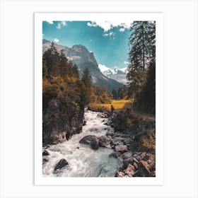 Swiss Alps Art Print