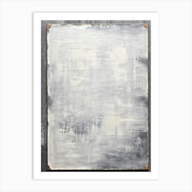 A Sheet Of Retro Style Old Fashioned Cardboard Textured Saturated In The Monochrome Grey Shades O (4) Art Print