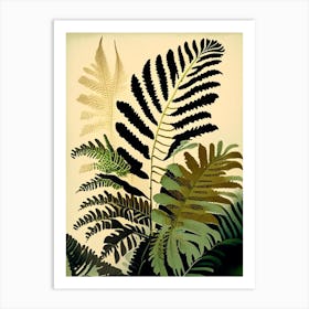 Japanese Painted Fern Rousseau Inspired Art Print