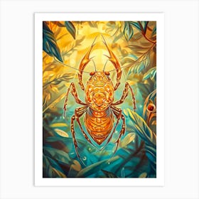 Cockroach In The Forest Art Print